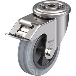 Roulette pivotante en acier inox, série LEXR-VPP