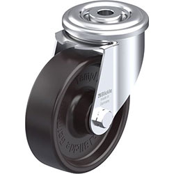 Roulette pivotante en acier inox, série LIX-POHI