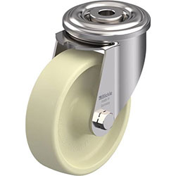 Roulette pivotante en acier inox, série LIXR-POH