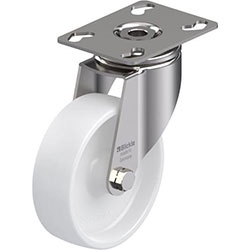 Roulette d’appareil pivotante en acier inox, série LKPXA-PO