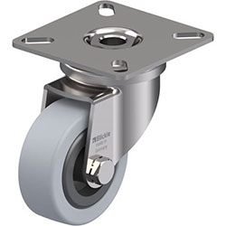 Roulette d’appareil pivotante en acier inox, série LPXA-VPA