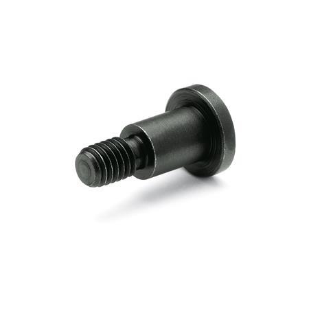 Boulons à épaulement à tête cylindrique, acier