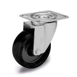 RE.F7-N-HT - Roues en Duroplast - Monture en tôle d’acier ou acier INOX  hautes températures