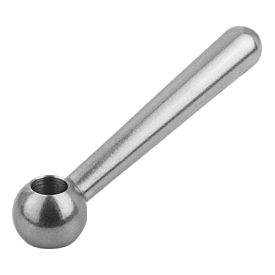 Manette conique DIN 99, Forme L avec alésage (06330)