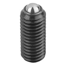 Poussoir à ressort à six pans creux et bille, ressort standard (03030)