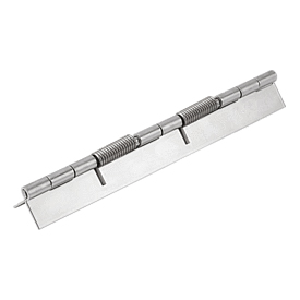 Charnières à Ressort en acier ou Inox 180 mm, Ouverture à ressort (27903)