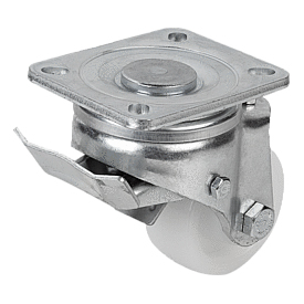 Roulette pivotante avec "stop-top" (95040)