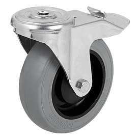 Roue pivotante avec « stop fix » (95026-01)