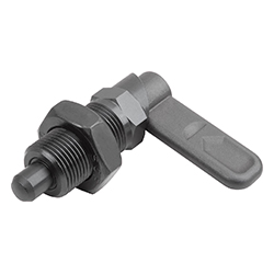Doigt d’indexage verrouillable en acier avec pièce hexagonale, Forme B (03099-12)