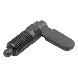 Doigt d’indexage verrouillable en acier avec pièce hexagonale, Forme C (03099-12)