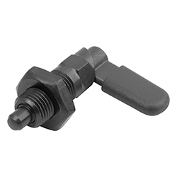 Doigt d’indexage verrouillable en acier avec pièce hexagonale, Forme D (03099-12)