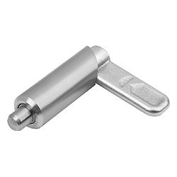 Doigts d'indexage verrouillables en inox, Forme E, sans capuchon de verrouillage (03099-10)