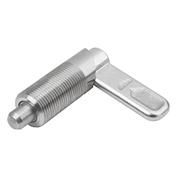 Doigts d'indexage verrouillables en inox, Forme A, sans capuchon de verrouillage, sans écrou (03099-11)