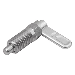 Doigt d’indexage verrouillable en inox avec pièce hexagonale, Forme A (03099-12)