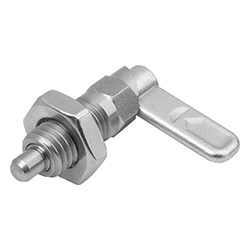 Doigt d’indexage verrouillable en inox avec pièce hexagonale, Forme B (03099-12)