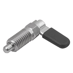 Doigt d’indexage verrouillable en inox avec pièce hexagonale, Forme C (03099-12)