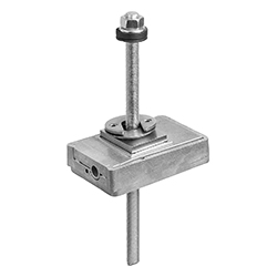 Cales de mise à niveau en aluminium avec vis d‘ancrage (27710-20)