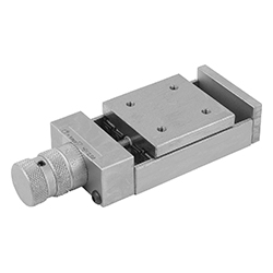 Tables de guidage de précision à palier à rouleaux avec vis de réglage micrométrique (21040)