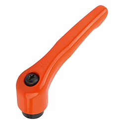 Manette indexable avec insert taraudé, pouces (06450)