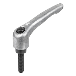 Manette indexable avec filetage, brillante (06460)