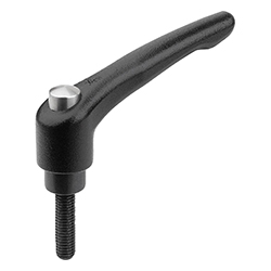 Manette indexable avec bouchon de protection avec filetage, à texture mate (06460)