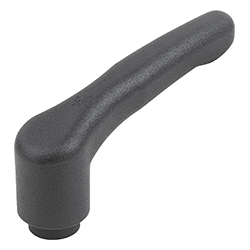 Manette indexable ECO en plastique avec taraudage, pouces (06613-03)