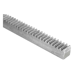 Crémaillères en inox, denture droite fraisée, angle de pression 20° (22420-20)