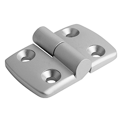 Charnière dégondable en aluminium, à gauche (27870)