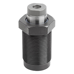 Vérin à visser hydraulique, à simple effet avec rappel par ressort, Forme B (04624-70)