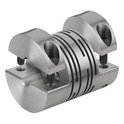 Raccords à ressort en inox avec moyeux de serrage amovibles (23012-05)