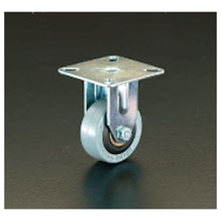 Roulettes (roulettes fixes) / roulette pivotante de 50 mm (ferrures métalliques fixes)