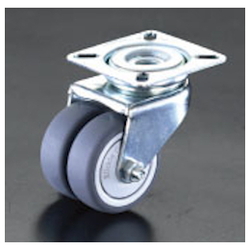 Roulettes (roulettes pivotantes) / Diamètre des roues × largeur : 75 × (25 × 2) mm