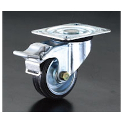 Roues de l'appareil avec frein arrière (roues pivotantes) / Diamètre des roues × largeur : 125 × 37,5 mm. Résistance à la chaleur : -25 à 80 °C