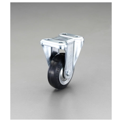 Roulettes (roulettes fixes) / Diamètre des roues × largeur : 75 × 32 mm. Capacité de charge : 80 kg