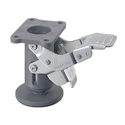 Pied  avec blocage rapide / butée de 132 mm