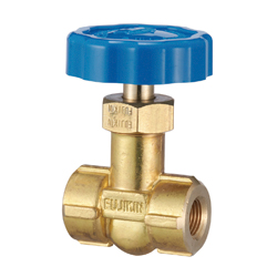Valve d'arrêt à pointeau 1MPa laiton