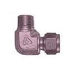 Anneau de compression double en laiton, modèle à verrouillage puissant (demi-raccord union coudé à filetage R)