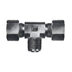 Pour raccords en T en acier au carbone à double ouverture (mâles) F