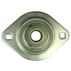 Palier à bride diamant à plaque en acier
