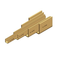 Rail de guidage "Niko" pour suspension de porte