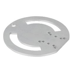 Plaque d’adaptation ronde, forme A (K1211)