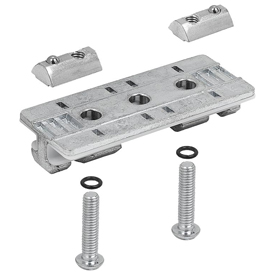Patin profilé, forme F, roulement fixe (K1806)