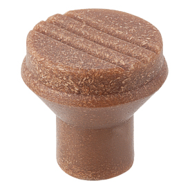 Boutons champignon, biopolymère, filetage intérieur (K0251)