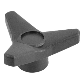 Poignées étoile triangulaires, forme K (K1083)