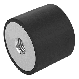 Tampons en caoutchouc, acier ou acier inoxydable, type C (K0569)
