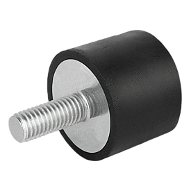 Tampons en caoutchouc, type DS pied ventouse (K0572)
