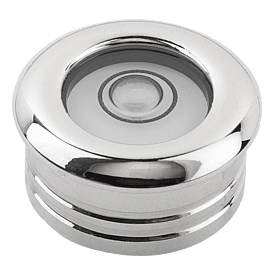 Niveaux Bullseye avec cadre à bords perlés (K1152)