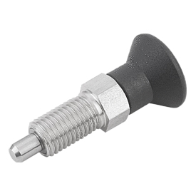 Poussoirs d’indexation avec goupille de verrouillage allongée, forme A (K0630)