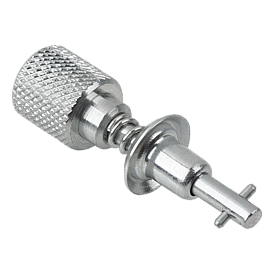 Verrous quart de tour, à tête moletée (K1730)