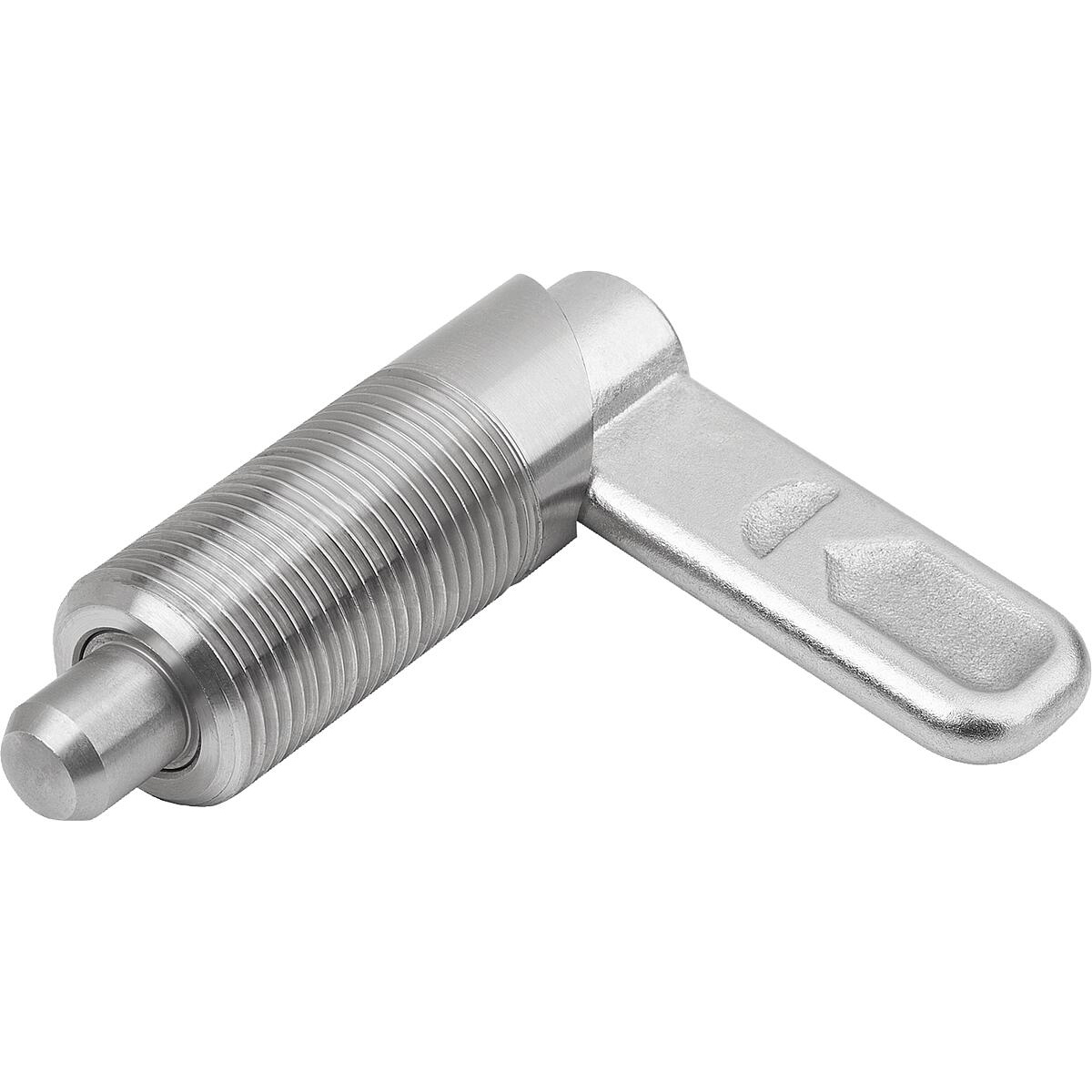 Doigts d'indexage verrouillables en inox, forme A, sans capuchon de verrouillage, sans écrou (K1673)